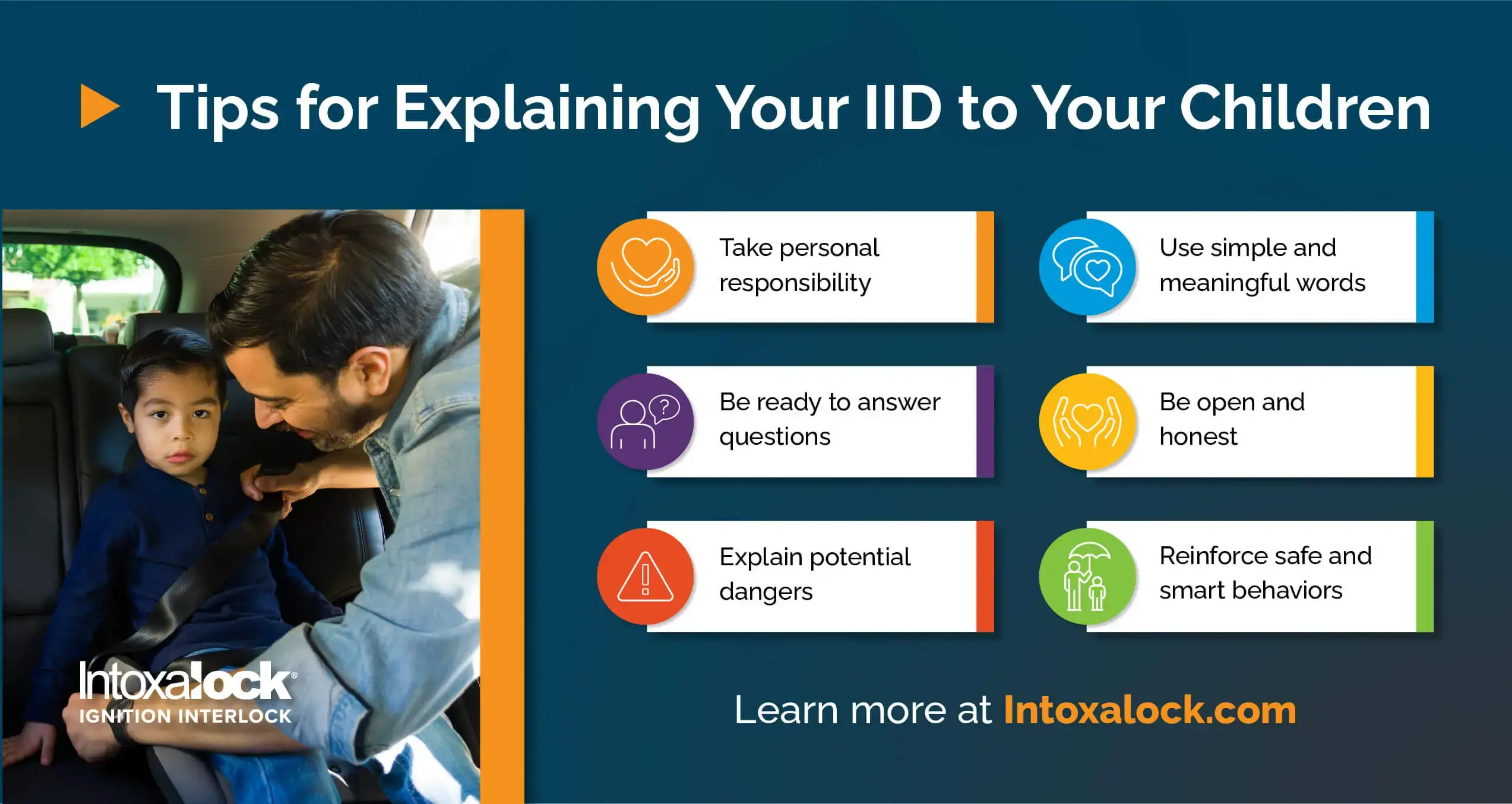 Infographic: Tips for Explaining Your IID to Your Children